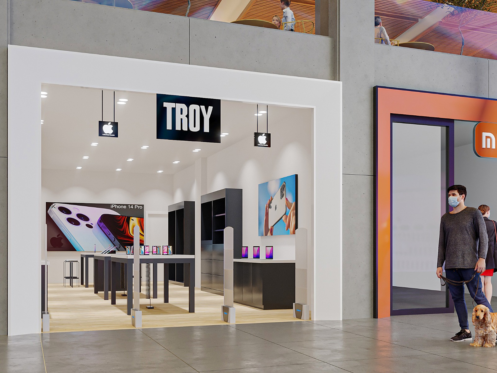 TROY APPLE STORE <br> <br>  Interior